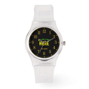 MODERNE, STYLISCH ZOLLBARE, SCHWARZE VERIFIZIERTE  ARMBANDUHR