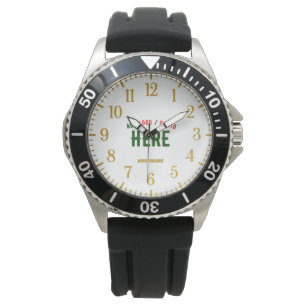 MODERNE, STYLISCH ZOLLBARE, SCHWARZE VERIFIZIERTE  ARMBANDUHR