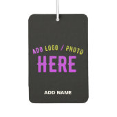 MODERNE, STYLISCH ZOLLBARE, SCHWARZE VERIFIZIERTE AUTOLUFTERFRISCHER (Vorderseite)