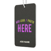 MODERNE, STYLISCH ZOLLBARE, SCHWARZE VERIFIZIERTE AUTOLUFTERFRISCHER (Links)