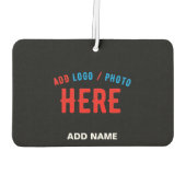 MODERNE, STYLISCH ZOLLBARE, SCHWARZE VERIFIZIERTE  AUTOLUFTERFRISCHER (Rückseite)