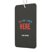 MODERNE, STYLISCH ZOLLBARE, SCHWARZE VERIFIZIERTE  AUTOLUFTERFRISCHER (Links)