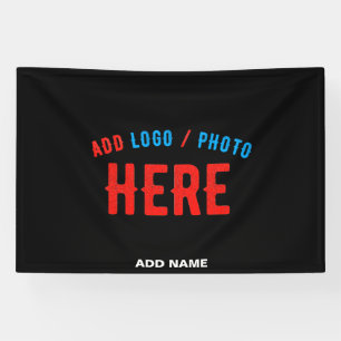 MODERNE, STYLISCH ZOLLBARE, SCHWARZE VERIFIZIERTE  BANNER