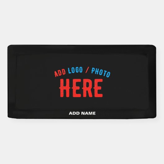 MODERNE, STYLISCH ZOLLBARE, SCHWARZE VERIFIZIERTE  BANNER (Horizontal)