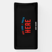 MODERNE, STYLISCH ZOLLBARE, SCHWARZE VERIFIZIERTE BANNER (Vertikal)