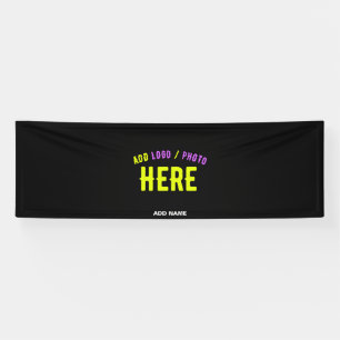 MODERNE, STYLISCH ZOLLBARE, SCHWARZE VERIFIZIERTE  BANNER