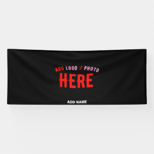 MODERNE, STYLISCH ZOLLBARE, SCHWARZE VERIFIZIERTE BANNER