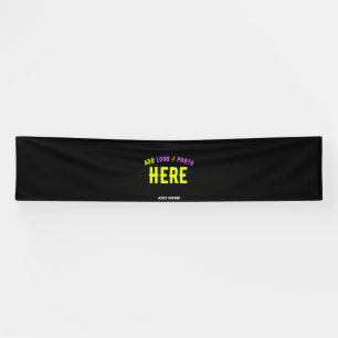 MODERNE, STYLISCH ZOLLBARE, SCHWARZE VERIFIZIERTE  BANNER