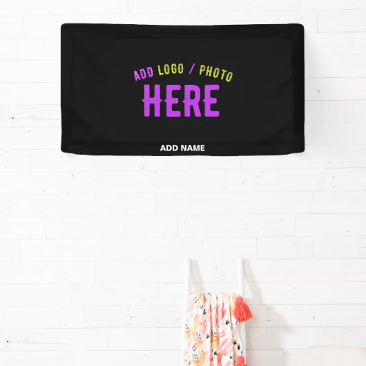 MODERNE, STYLISCH ZOLLBARE, SCHWARZE VERIFIZIERTE BANNER (InSitu)