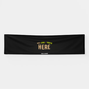 MODERNE, STYLISCH ZOLLBARE, SCHWARZE VERIFIZIERTE BANNER