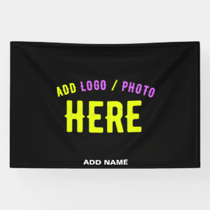 MODERNE, STYLISCH ZOLLBARE, SCHWARZE VERIFIZIERTE  BANNER