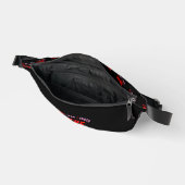 MODERNE, STYLISCH ZOLLBARE, SCHWARZE VERIFIZIERTE  BAUCHTASCHE (Offen)