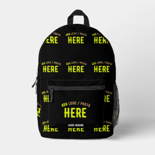 MODERNE, STYLISCH ZOLLBARE, SCHWARZE VERIFIZIERTE BEDRUCKTER RUCKSACK