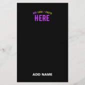 MODERNE, STYLISCH ZOLLBARE, SCHWARZE VERIFIZIERTE  BRIEFPAPIER (Vorderseite)