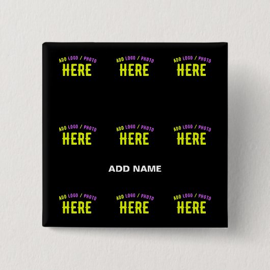 MODERNE, STYLISCH ZOLLBARE, SCHWARZE VERIFIZIERTE BUTTON (Vorderseite)