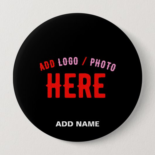 MODERNE, STYLISCH ZOLLBARE, SCHWARZE VERIFIZIERTE BUTTON (Vorderseite)