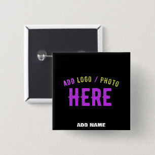 MODERNE, STYLISCH ZOLLBARE, SCHWARZE VERIFIZIERTE  BUTTON