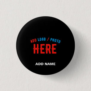 MODERNE, STYLISCH ZOLLBARE, SCHWARZE VERIFIZIERTE BUTTON