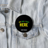 MODERNE, STYLISCH ZOLLBARE, SCHWARZE VERIFIZIERTE  BUTTON (Beispiel)