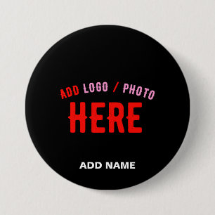 MODERNE, STYLISCH ZOLLBARE, SCHWARZE VERIFIZIERTE BUTTON