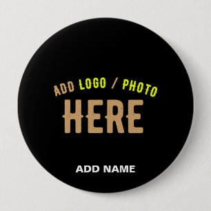 MODERNE, STYLISCH ZOLLBARE, SCHWARZE VERIFIZIERTE BUTTON