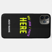 MODERNE, STYLISCH ZOLLBARE, SCHWARZE VERIFIZIERTE Case-Mate iPhone HÜLLE (Rückseite (Horizontal))