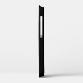 MODERNE, STYLISCH ZOLLBARE, SCHWARZE VERIFIZIERTE Case-Mate iPhone HÜLLE (Rückseite / Links)