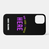 MODERNE, STYLISCH ZOLLBARE, SCHWARZE VERIFIZIERTE Case-Mate iPhone HÜLLE (Rückseite (Horizontal))