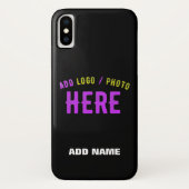 MODERNE, STYLISCH ZOLLBARE, SCHWARZE VERIFIZIERTE Case-Mate iPhone HÜLLE (Rückseite)