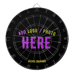 MODERNE, STYLISCH ZOLLBARE, SCHWARZE VERIFIZIERTE  DARTSCHEIBE