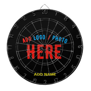 MODERNE, STYLISCH ZOLLBARE, SCHWARZE VERIFIZIERTE  DARTSCHEIBE
