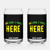 MODERNE, STYLISCH ZOLLBARE, SCHWARZE VERIFIZIERTE DOSENGLAS (Rückseite)