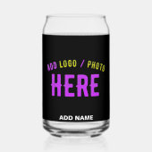 MODERNE, STYLISCH ZOLLBARE, SCHWARZE VERIFIZIERTE  DOSENGLAS (Rückseite)