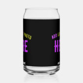 MODERNE, STYLISCH ZOLLBARE, SCHWARZE VERIFIZIERTE  DOSENGLAS (Rechts)