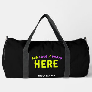 MODERNE, STYLISCH ZOLLBARE, SCHWARZE VERIFIZIERTE DUFFLE BAG