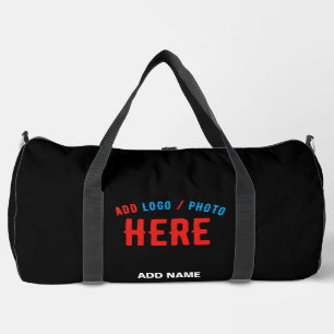 MODERNE, STYLISCH ZOLLBARE, SCHWARZE VERIFIZIERTE  DUFFLE BAG