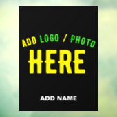 MODERNE, STYLISCH ZOLLBARE, SCHWARZE VERIFIZIERTE  FENSTERAUFKLEBER (Blatt 3)