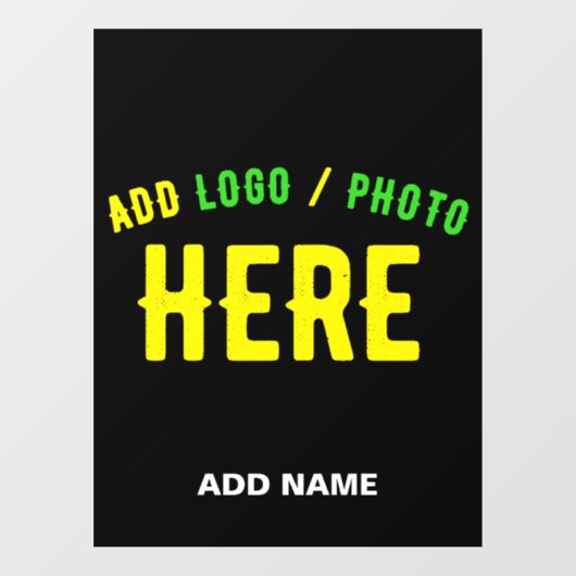 MODERNE, STYLISCH ZOLLBARE, SCHWARZE VERIFIZIERTE  FENSTERAUFKLEBER (Blatt)