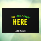 MODERNE, STYLISCH ZOLLBARE, SCHWARZE VERIFIZIERTE FENSTERAUFKLEBER (Blatt 3)