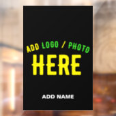 MODERNE, STYLISCH ZOLLBARE, SCHWARZE VERIFIZIERTE FENSTERAUFKLEBER (Blatt 2)