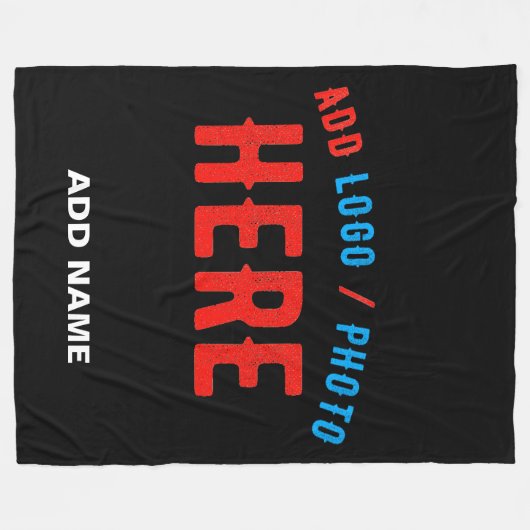 MODERNE, STYLISCH ZOLLBARE, SCHWARZE VERIFIZIERTE FLEECEDECKE (Vorderseite (Horizontal))