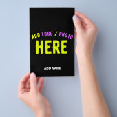 MODERNE, STYLISCH ZOLLBARE, SCHWARZE VERIFIZIERTE FLYER (Handgriff)