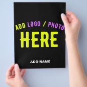 MODERNE, STYLISCH ZOLLBARE, SCHWARZE VERIFIZIERTE FLYER (Hand)