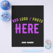 MODERNE, STYLISCH ZOLLBARE, SCHWARZE VERIFIZIERTE  FLYER (Einzeln)