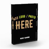 MODERNE, STYLISCH ZOLLBARE, SCHWARZE VERIFIZIERTE  FOTOBLOCK (Links)