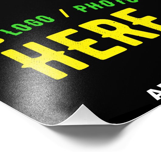 MODERNE, STYLISCH ZOLLBARE, SCHWARZE VERIFIZIERTE FOTODRUCK (Ecke)