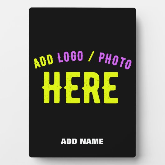 MODERNE, STYLISCH ZOLLBARE, SCHWARZE VERIFIZIERTE  FOTOPLATTE (Vorderseite)