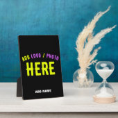 MODERNE, STYLISCH ZOLLBARE, SCHWARZE VERIFIZIERTE FOTOPLATTE (Seite)