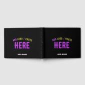 MODERNE, STYLISCH ZOLLBARE, SCHWARZE VERIFIZIERTE GÄSTEBUCH (Voll)