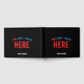 MODERNE, STYLISCH ZOLLBARE, SCHWARZE VERIFIZIERTE  GÄSTEBUCH (Voll)